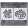 GSS Designs Hello Fall Plantilla para pared diseño de_1