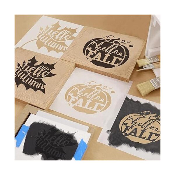 GSS Designs Hello Fall Plantilla para pared diseño de_4