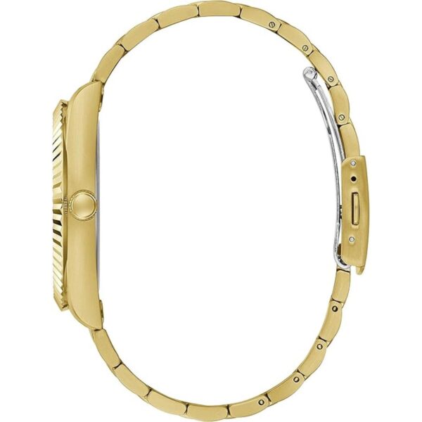 GUESS 42mm Stainless Steel DayDate Watch with Coin Edge_2