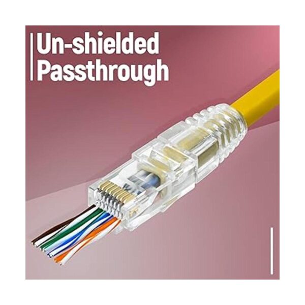 GTZ Conectores de paso RJ45 Cat6 y botas de alivio de_4