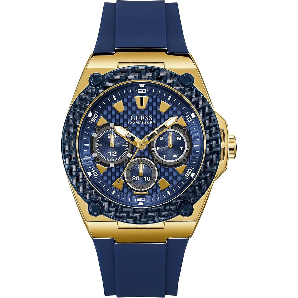 GUESS Reloj deportivo de 1.772 in Azultono dorado Reloj
