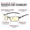 GUNNAR Gafas para juegos y computadora Bloquea el 65 de_5