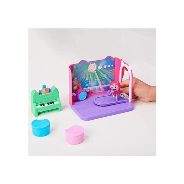 Gabbys Dollhouse Groovy Music Room con figura de hierba_3