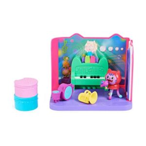 Gabbys Dollhouse Groovy Music Room con figura de hierba_1