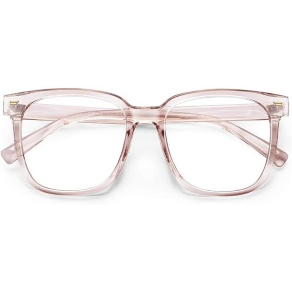 Gafas cuadradas de gran tamaño con bloqueo de luz azul_1