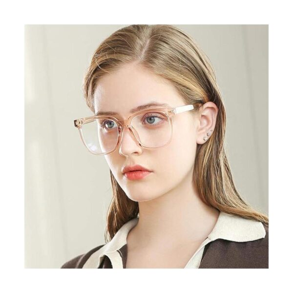 Gafas cuadradas de gran tamaño con bloqueo de luz azul_3