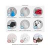 Game Controller Wall Mount Stand Holder 2 Pack for XBOX_5
