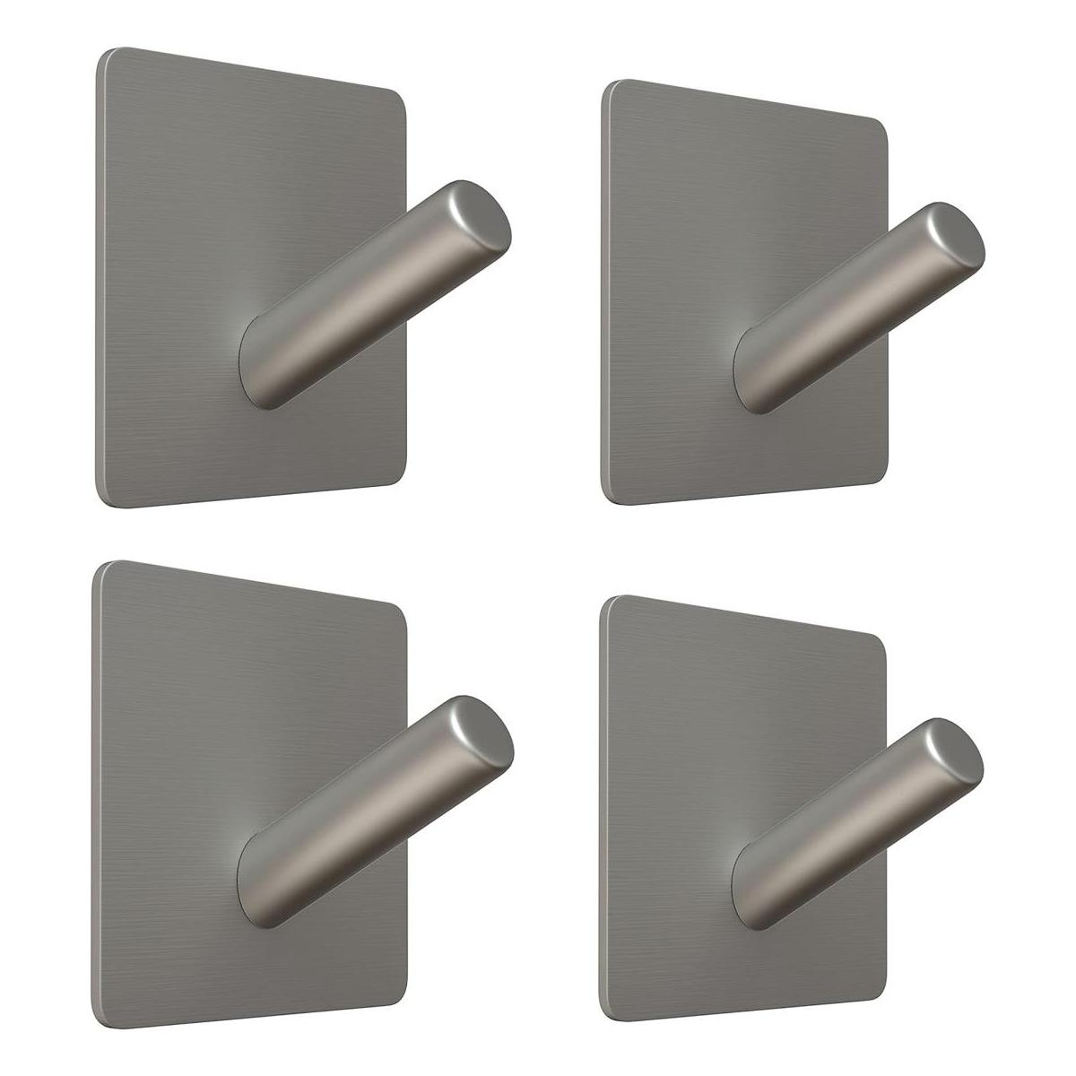Ganchos adhesivos para toallas de pared para colgar acero