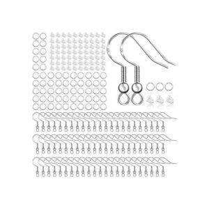 Ganchos para aretes de plata de ley 925 150 piezas75