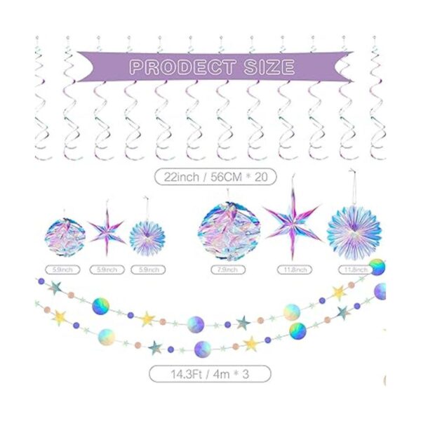 Ganory Kit de 29 piezas de suministros de fiesta