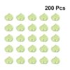 Garneck 200 colgantes de hojas acrílicas verdes