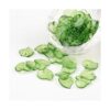Garneck 200 colgantes de hojas acrílicas verdes