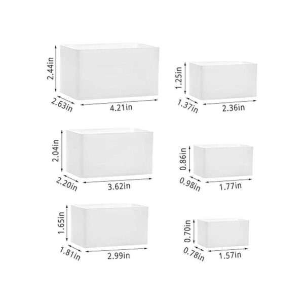 Gartful Moldes de resina rectangulares 6 piezas de_2