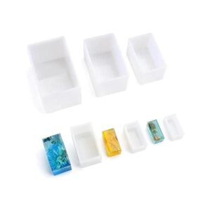 Gartful Moldes de resina rectangulares 6 piezas de_1