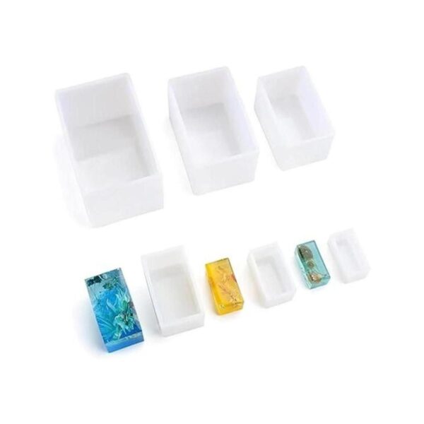 Gartful Moldes de resina rectangulares 6 piezas de_1