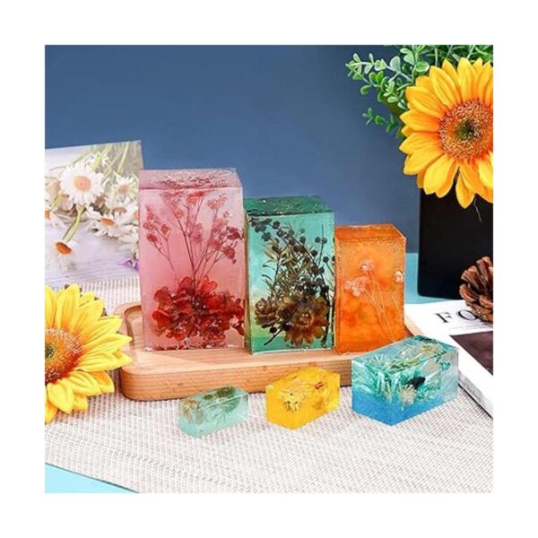 Gartful Moldes de resina rectangulares 6 piezas de_4