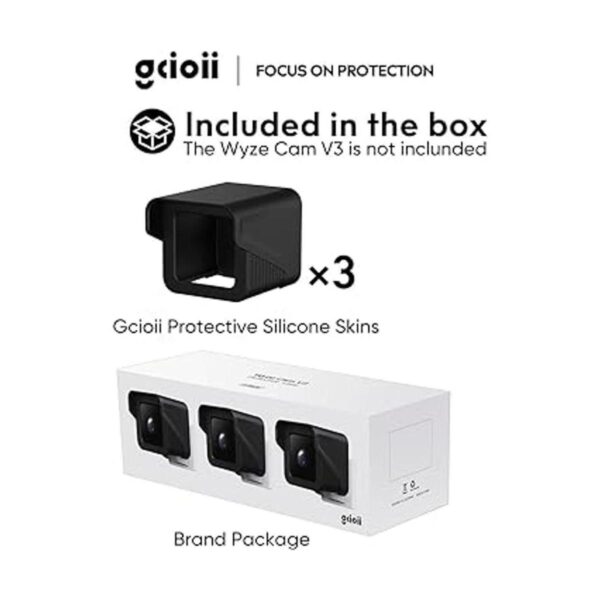 Gcioii Fundas protectoras de silicona solo para cámara_2