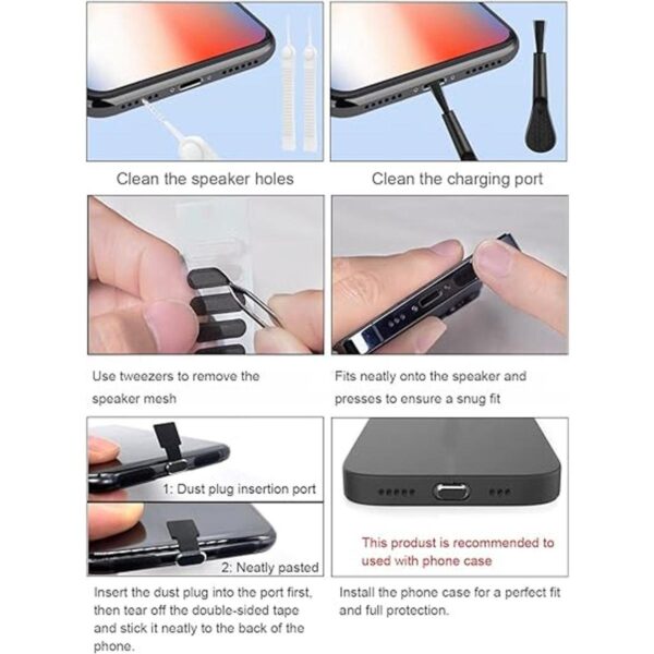 Gavemi Enchufe antipolvo USB C para teléfonos con puerto_3