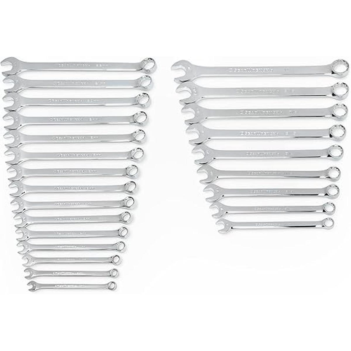 GearWrench juego de llaves combinadas sistema métrico y