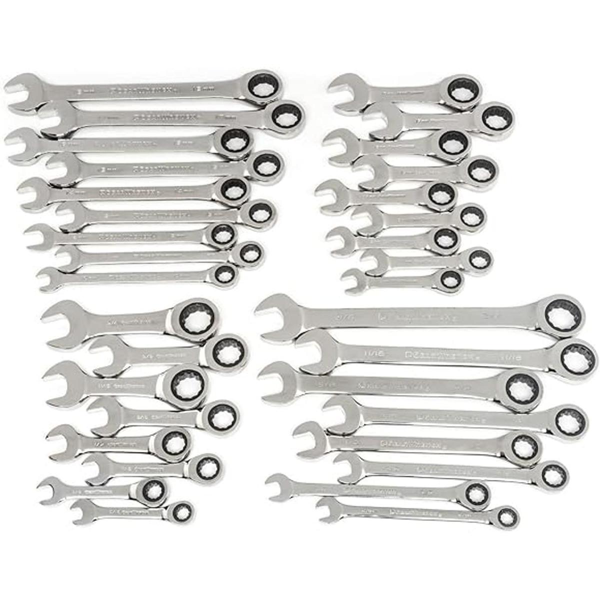 GearWrench 85034 SAEMM Juego de llaves de carraca 34