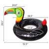 Geefuun Anillo inflable de tucán tropical flotador para_3