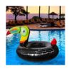 Geefuun Anillo inflable de tucán tropical flotador para_1