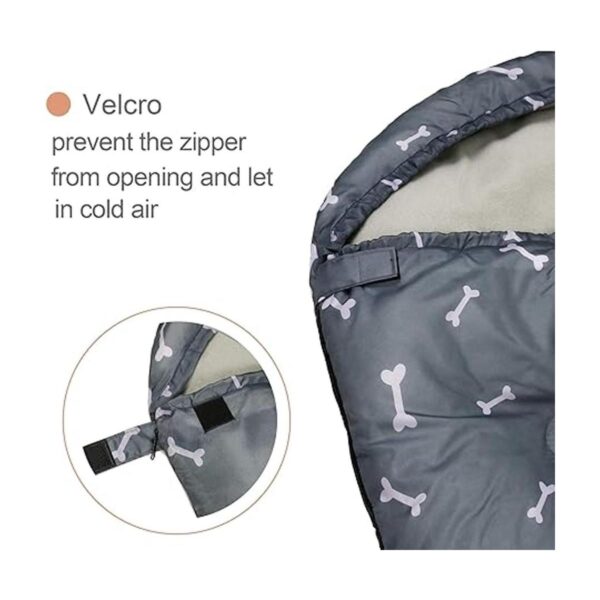 GeerDuo Dog Sleeping Bag Waterproof Warm Packable Dog Bed_3