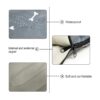 GeerDuo Dog Sleeping Bag Waterproof Warm Packable Dog Bed_5