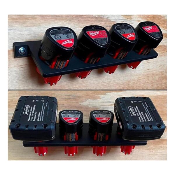 Generic Soporte de batería para Milwaukee M1212 V_1