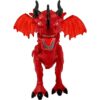 GeoDragon Red Firestorm Juguete de dragón de pie que_3