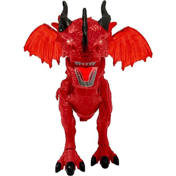 GeoDragon Red Firestorm Juguete de dragón de pie que_3