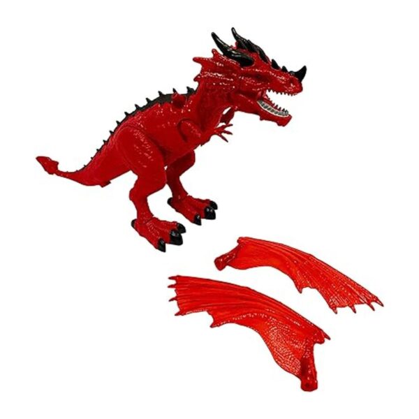 GeoDragon Red Firestorm Juguete de dragón de pie que_2