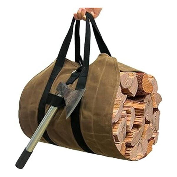 Gialer Portabebés de leña bolsa de lona resistente bolsa_3