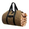 Gialer Portabebés de leña bolsa de lona resistente bolsa_1