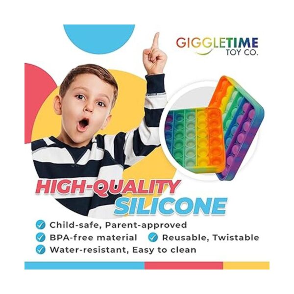 Giggle Time Bubble Push Poppers 2 unidades Sensory