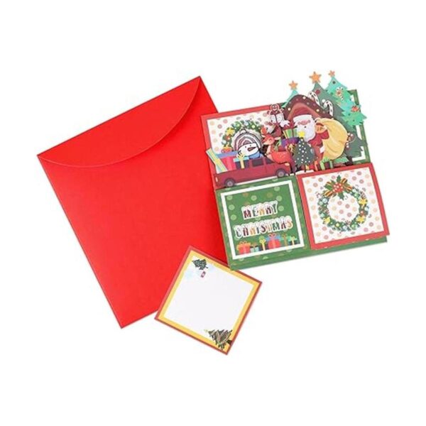 Giiffu Tarjetas de Navidad emergentes en 3D notas de_3