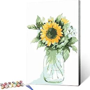 Ginkko Pintura por números para adultos niños_1