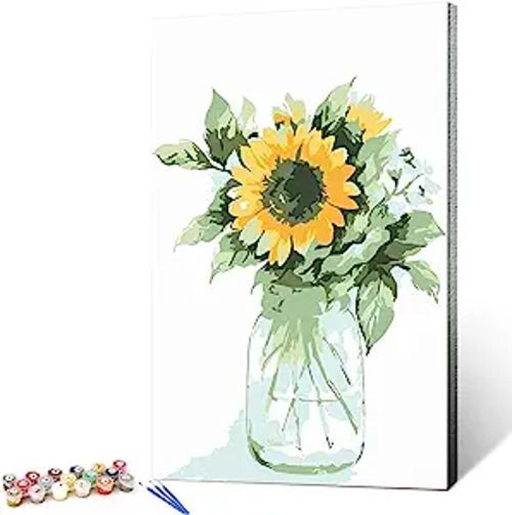 Ginkko Pintura por números para adultos niños