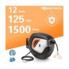 Giraffe Tools Carrete de cable de alimentación retráctil