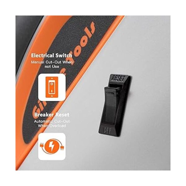 Giraffe Tools Carrete de cable de alimentación retráctil