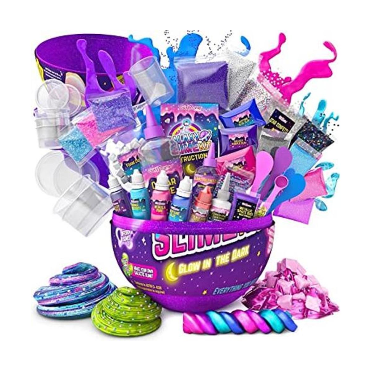 GirlZone Egg Surprise Kit de limo de galaxia para niñas