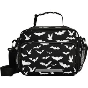 Glaphy Bolsa de almuerzo de murciélagos de Halloween con_1