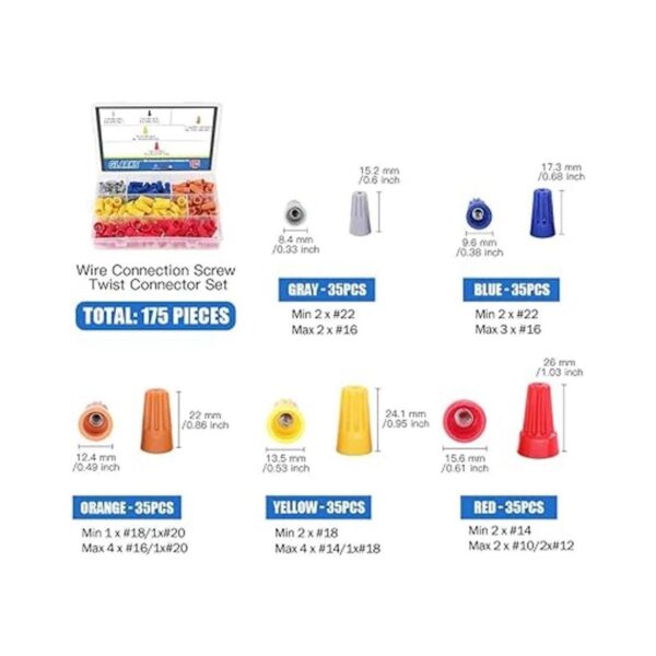 Glarks 8.0 in 1022 AWG Multifunción de pelacables