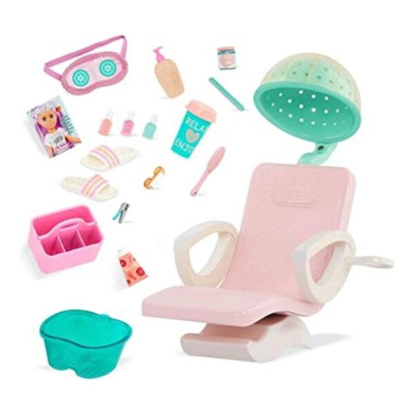 Glitter Girls Silla de salón y juego de peinado Secador_1