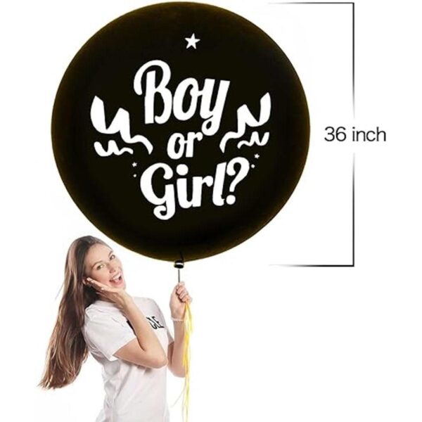 Globo de revelación de género con suministros de confeti_6