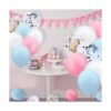 Globos de color rosa y azul para revelación de género_4