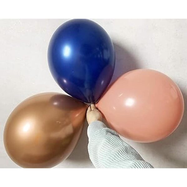 Globos de confeti azul marino y oro rosa 20 unidades para_3