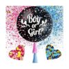 Globo de revelación de género con suministros de confeti_1