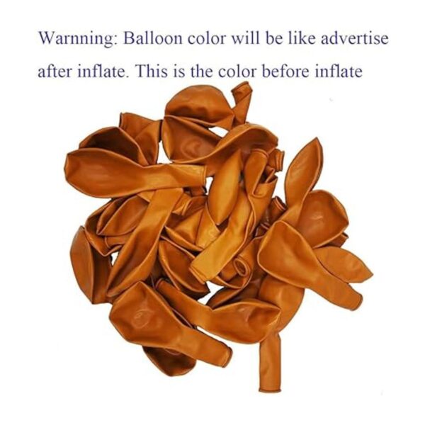 Globos naranja oscuro de 12 pulgadas 50 unidades globos