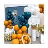 Globos naranja oscuro de 12 pulgadas 50 unidades globos